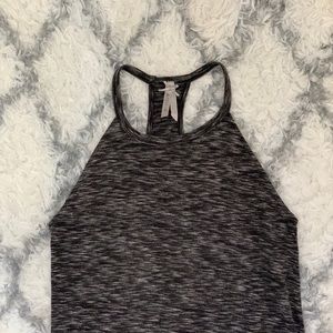 Ankle Length Maxi Dress Gray Small